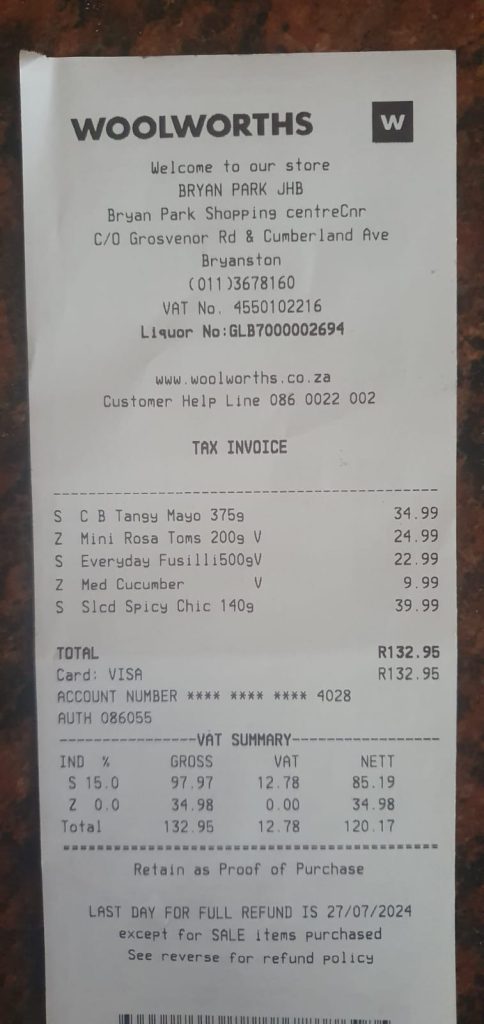 Receipt